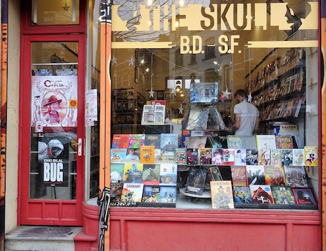 Librarie The Skull - Vitrine